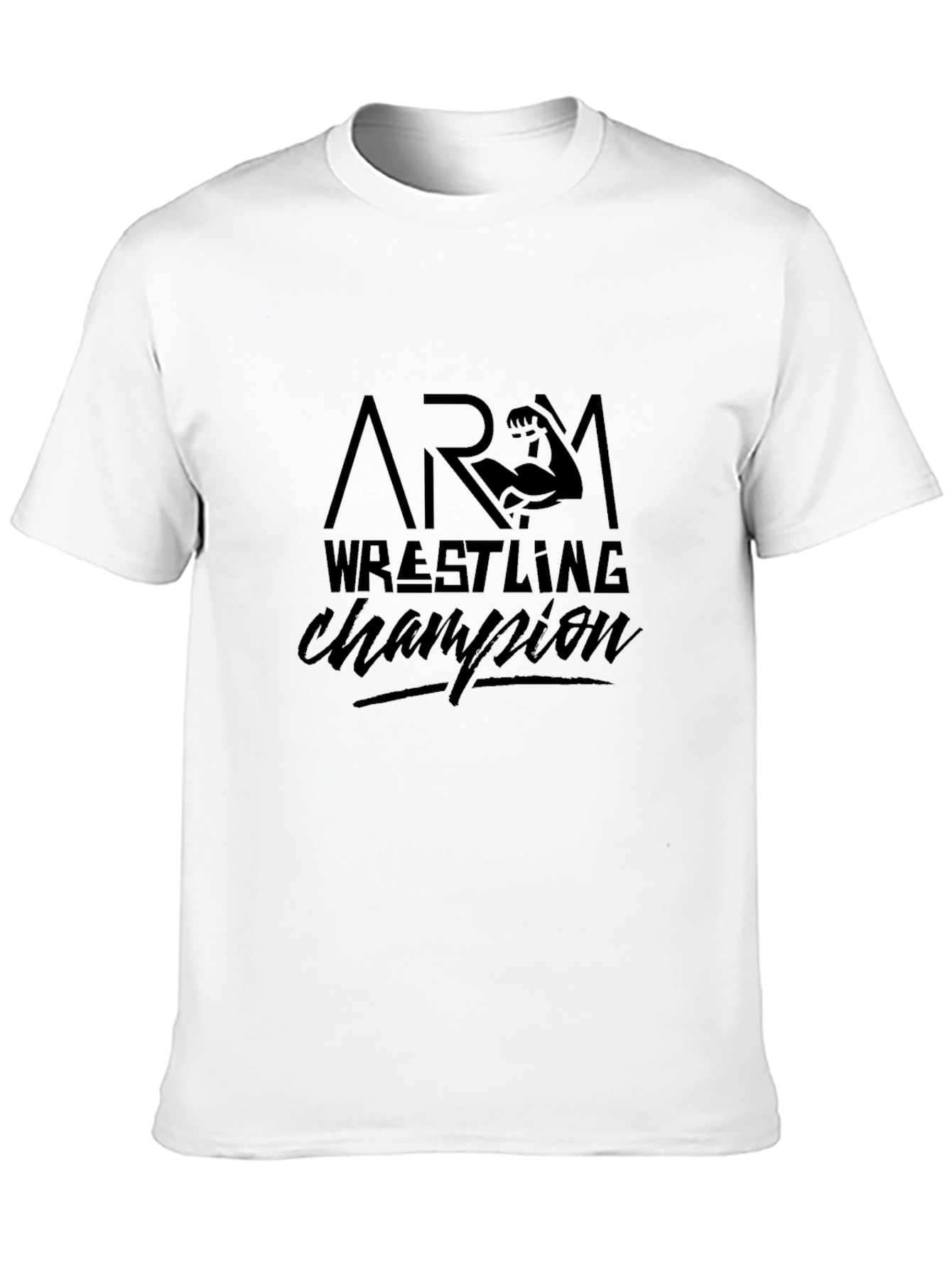Arm Wrestling Champion Black T-Shirt