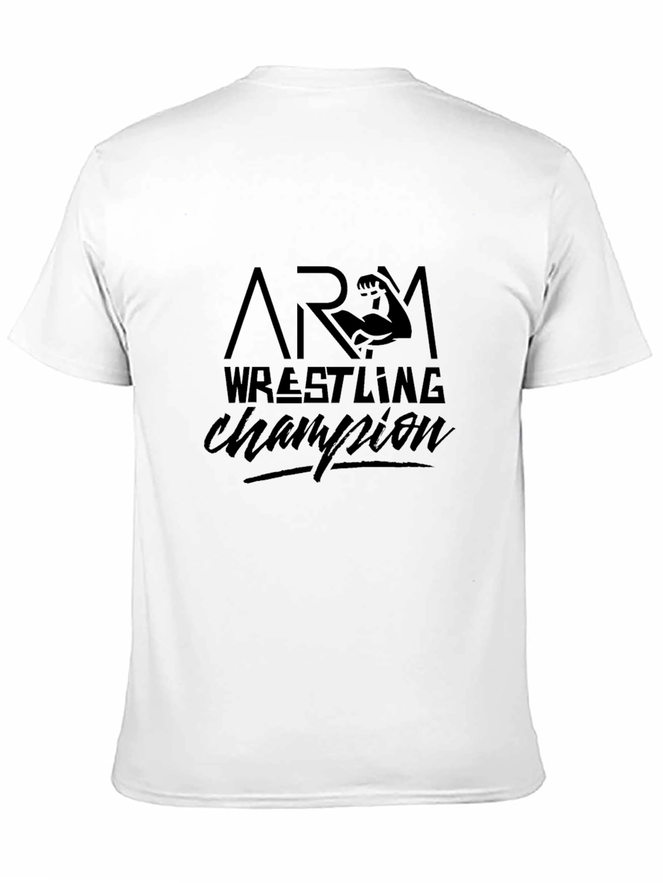 Arm Wrestling Champion Black T-Shirt