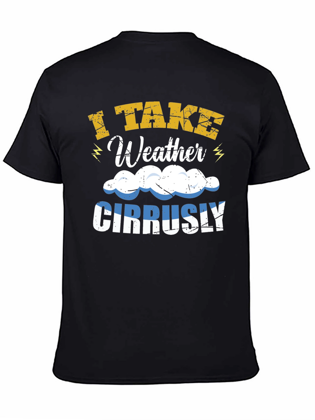 I Take Weather Cirrusly T-Shirt - Funny Weather Pun