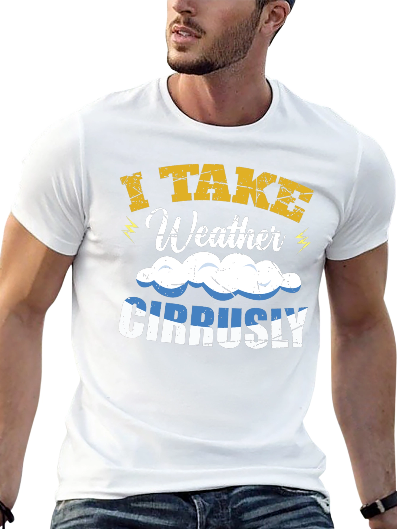 I Take Weather Cirrusly T-Shirt - Funny Weather Pun