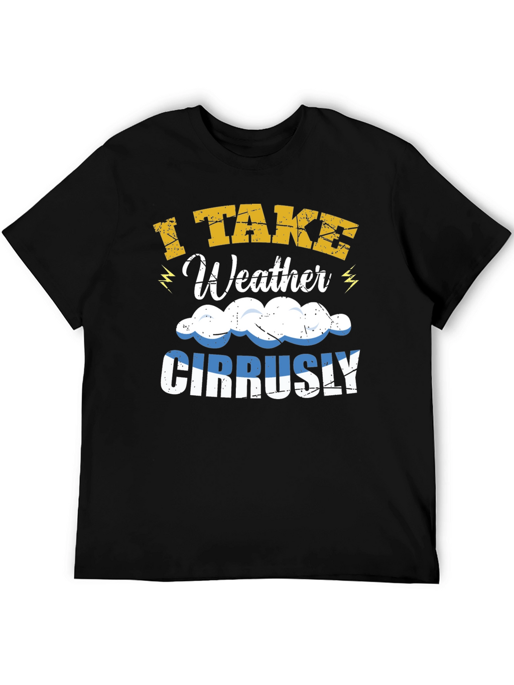I Take Weather Cirrusly T-Shirt - Funny Weather Pun
