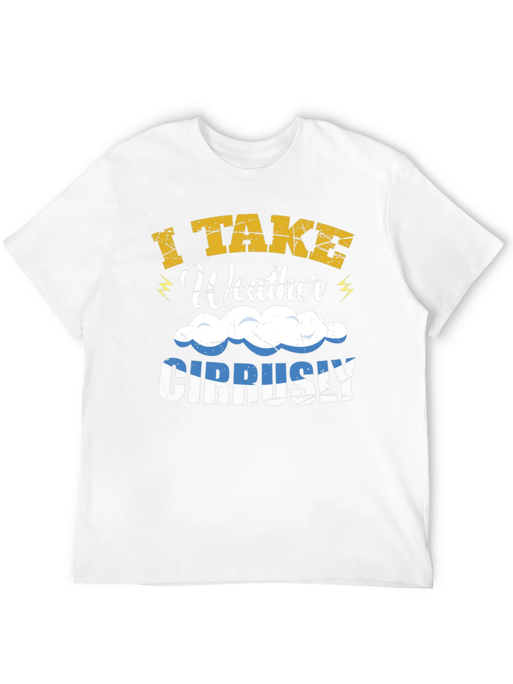 I Take Weather Cirrusly T-Shirt - Funny Weather Pun