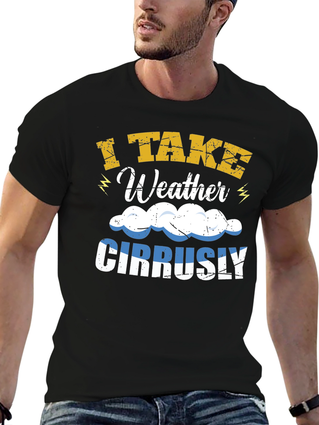 I Take Weather Cirrusly T-Shirt - Funny Weather Pun