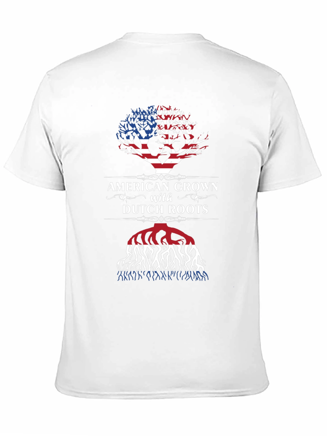 American Grown with Dutch Roots Graphic T-Shirt