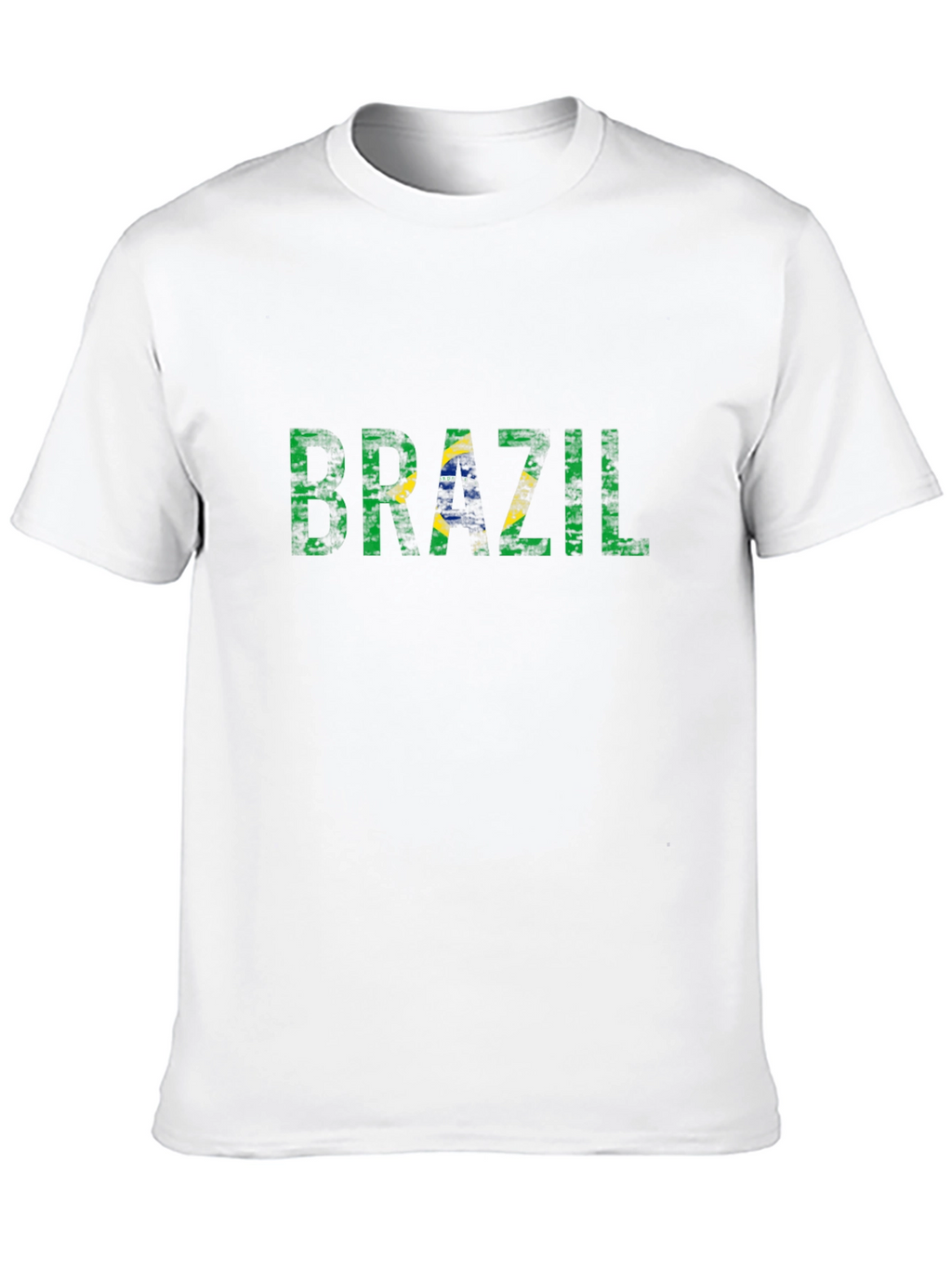 Brazil Flag Graphic Tee - Black T-Shirt
