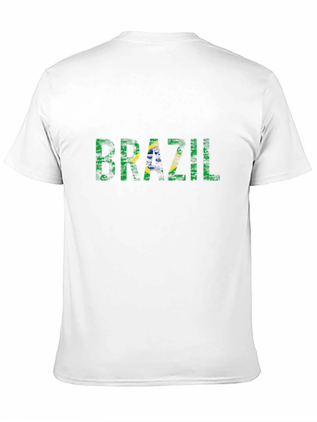 Brazil Flag Graphic Tee - Black T-Shirt