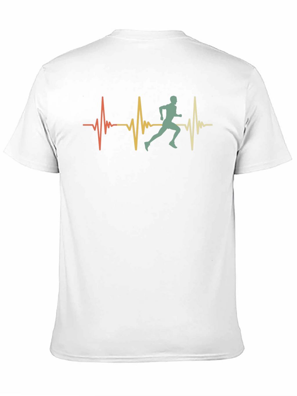 Runner Heartbeat Graphic Tee - Black