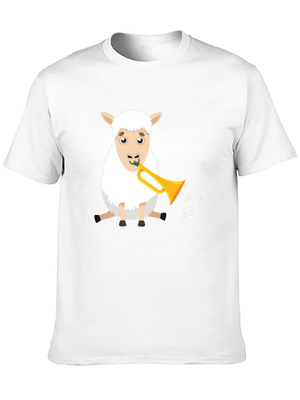 Sheep Trumpet T-Shirt - Fun Animal Tee