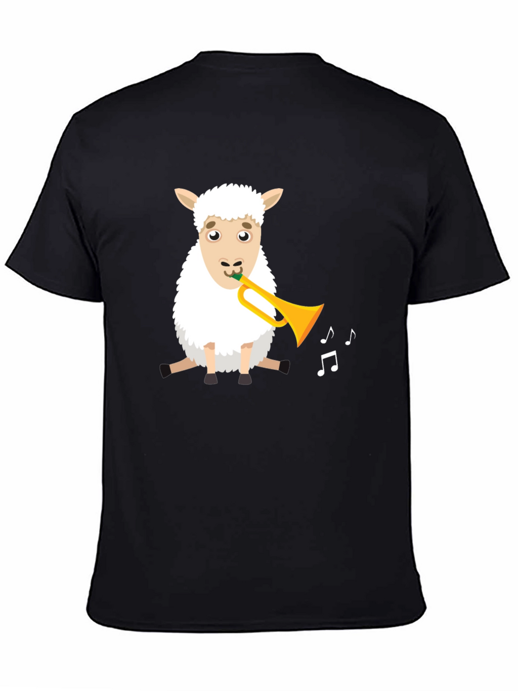 Sheep Trumpet T-Shirt - Fun Animal Tee