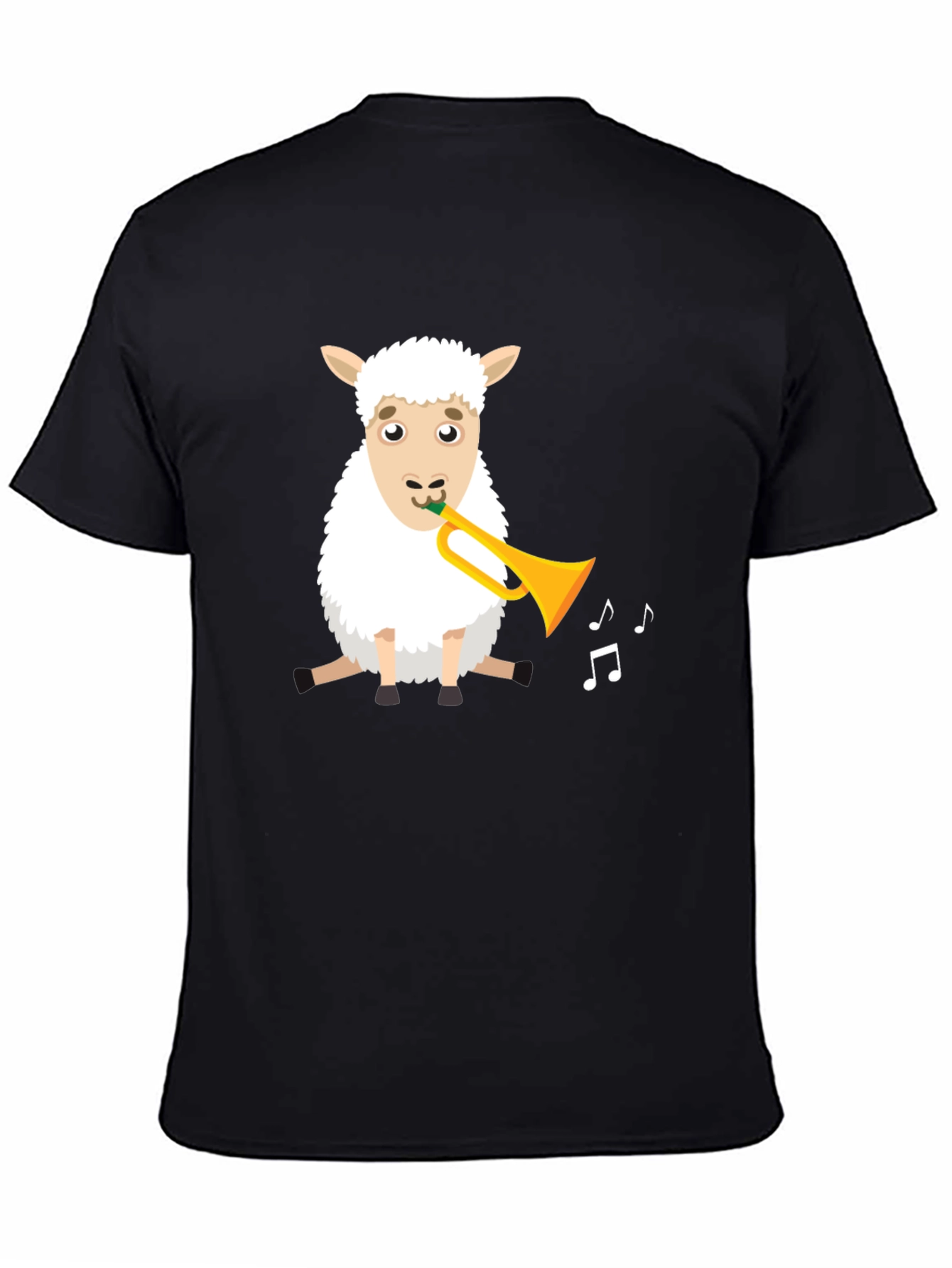 Sheep Trumpet T-Shirt - Fun Animal Tee