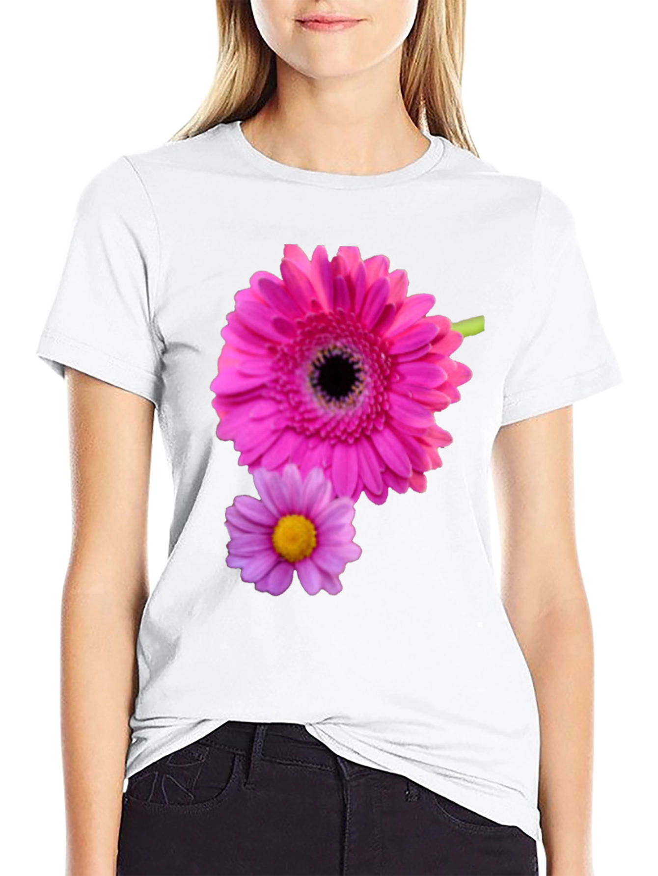 Floral Print Tee - Casual Comfort