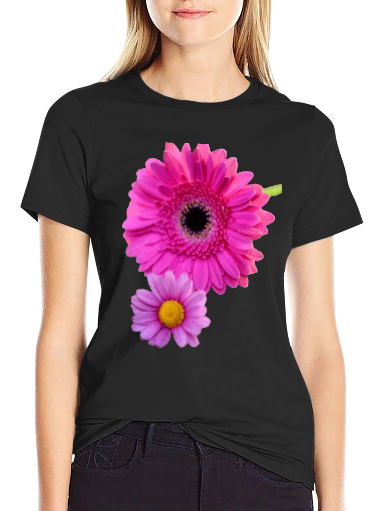 Floral Print Tee - Casual Comfort