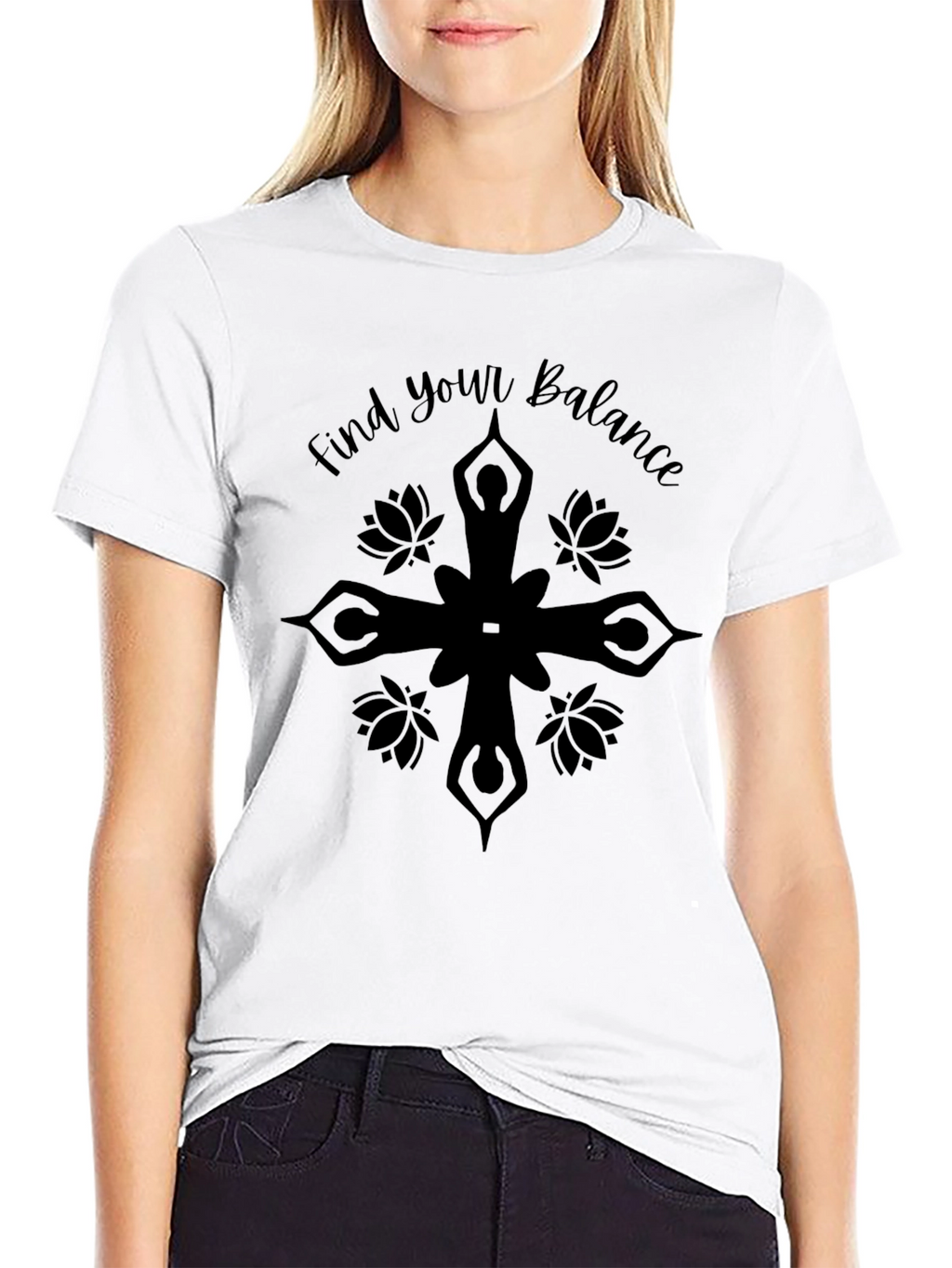 Find Your Balance Yoga Tee - Relaxed Fit