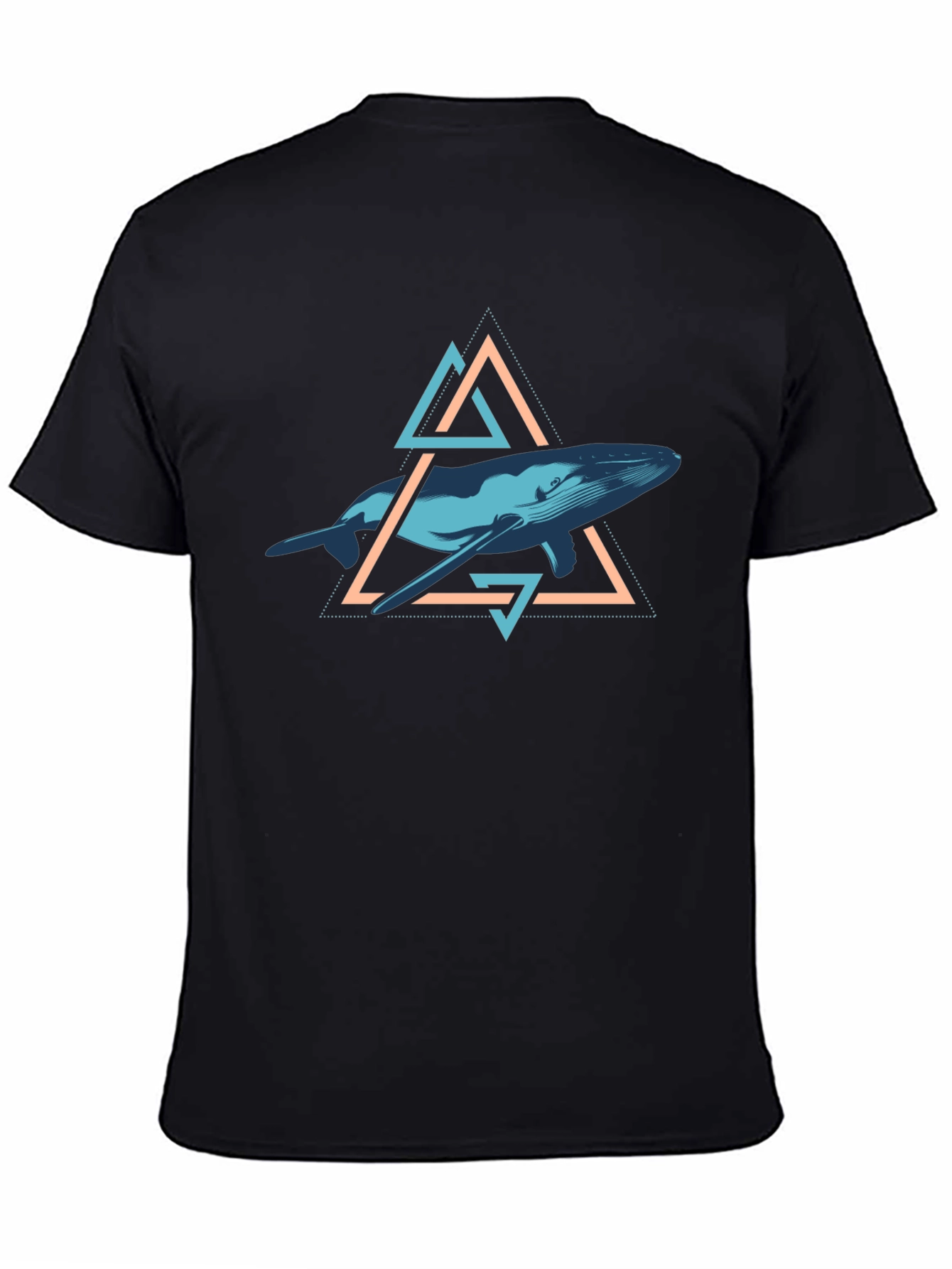Whale Geometric T-Shirt