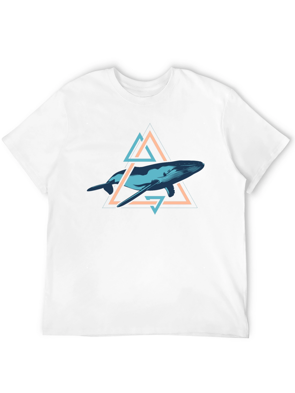 Whale Geometric T-Shirt
