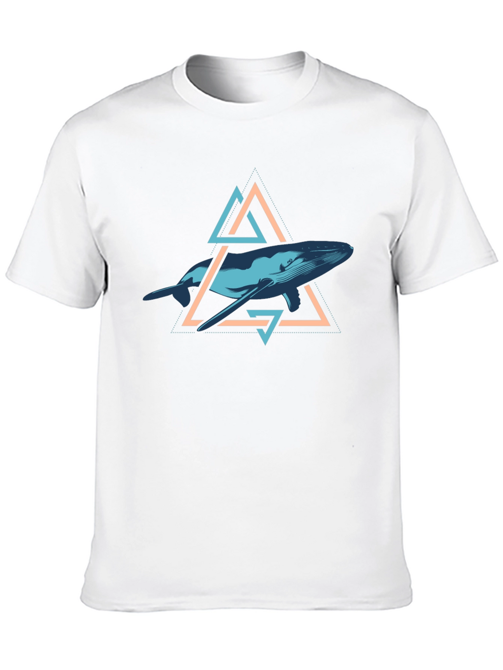 Whale Geometric T-Shirt