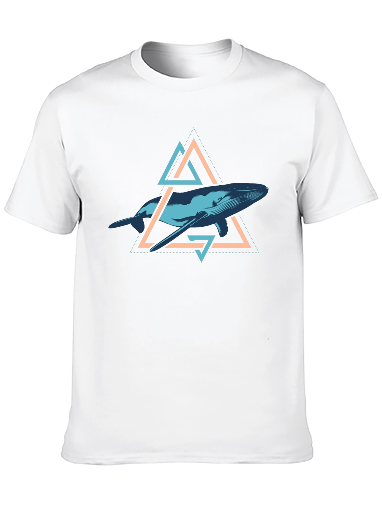 Whale Geometric T-Shirt