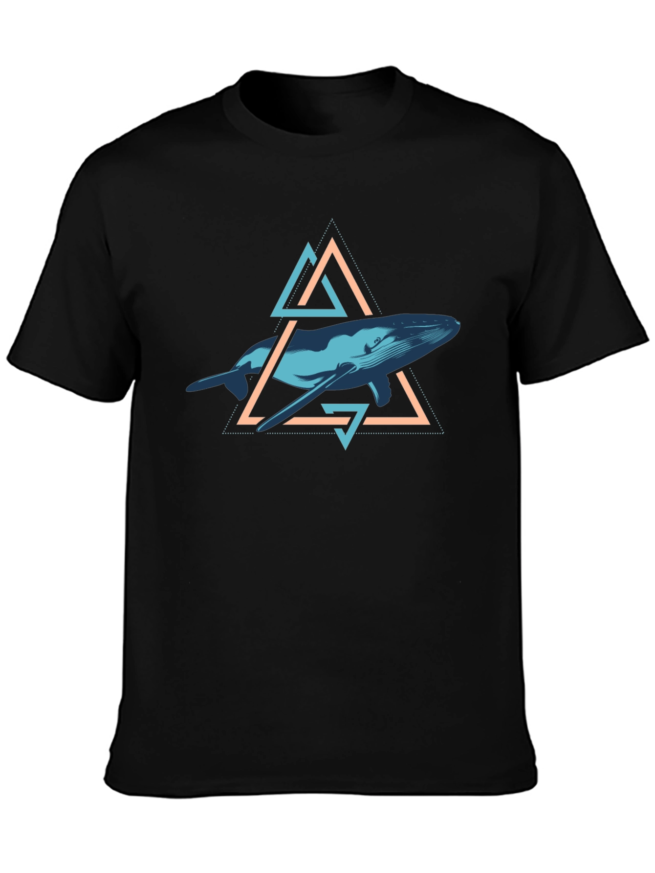 Whale Geometric T-Shirt
