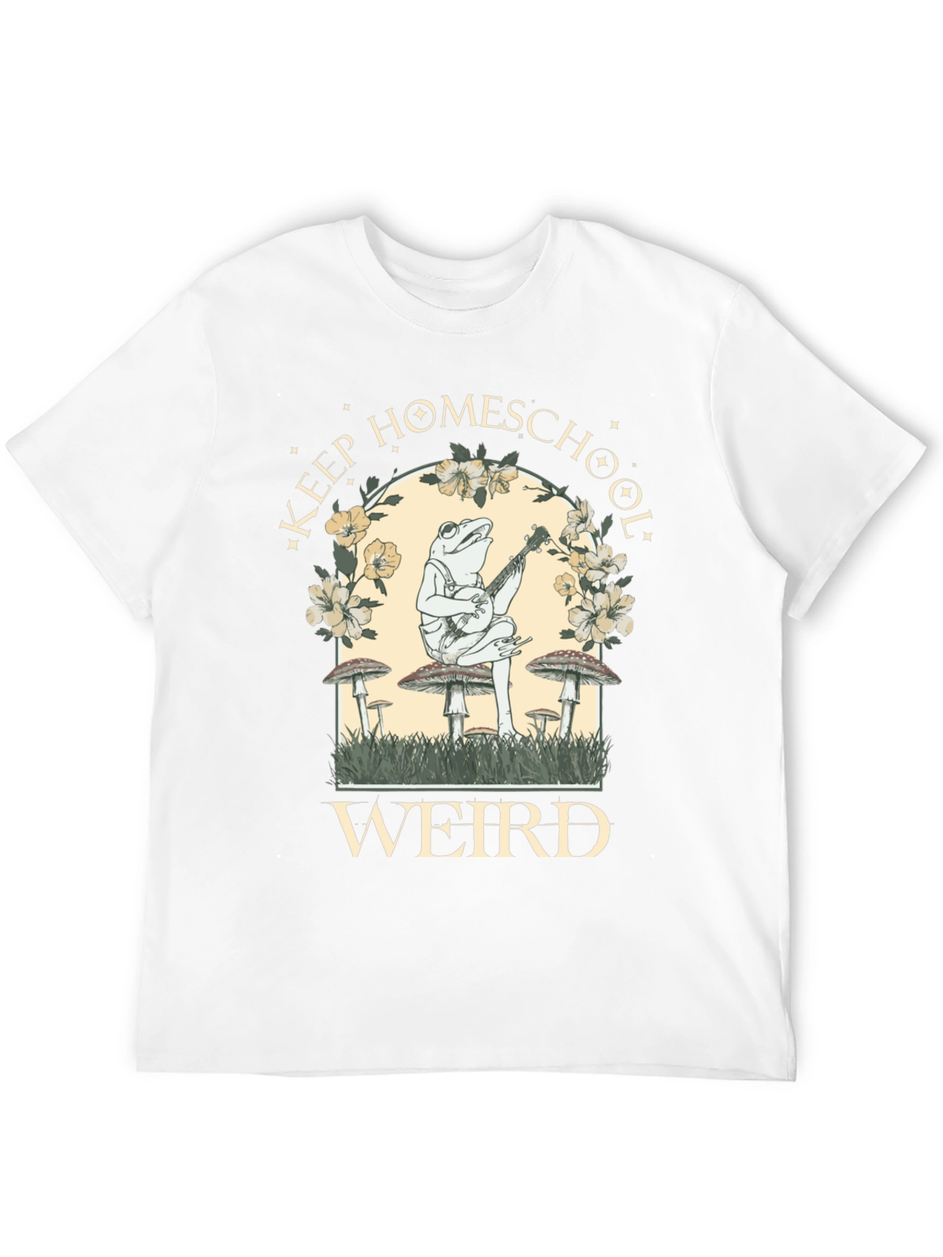 Keep Homeschool Weird Frog Graphic Tee