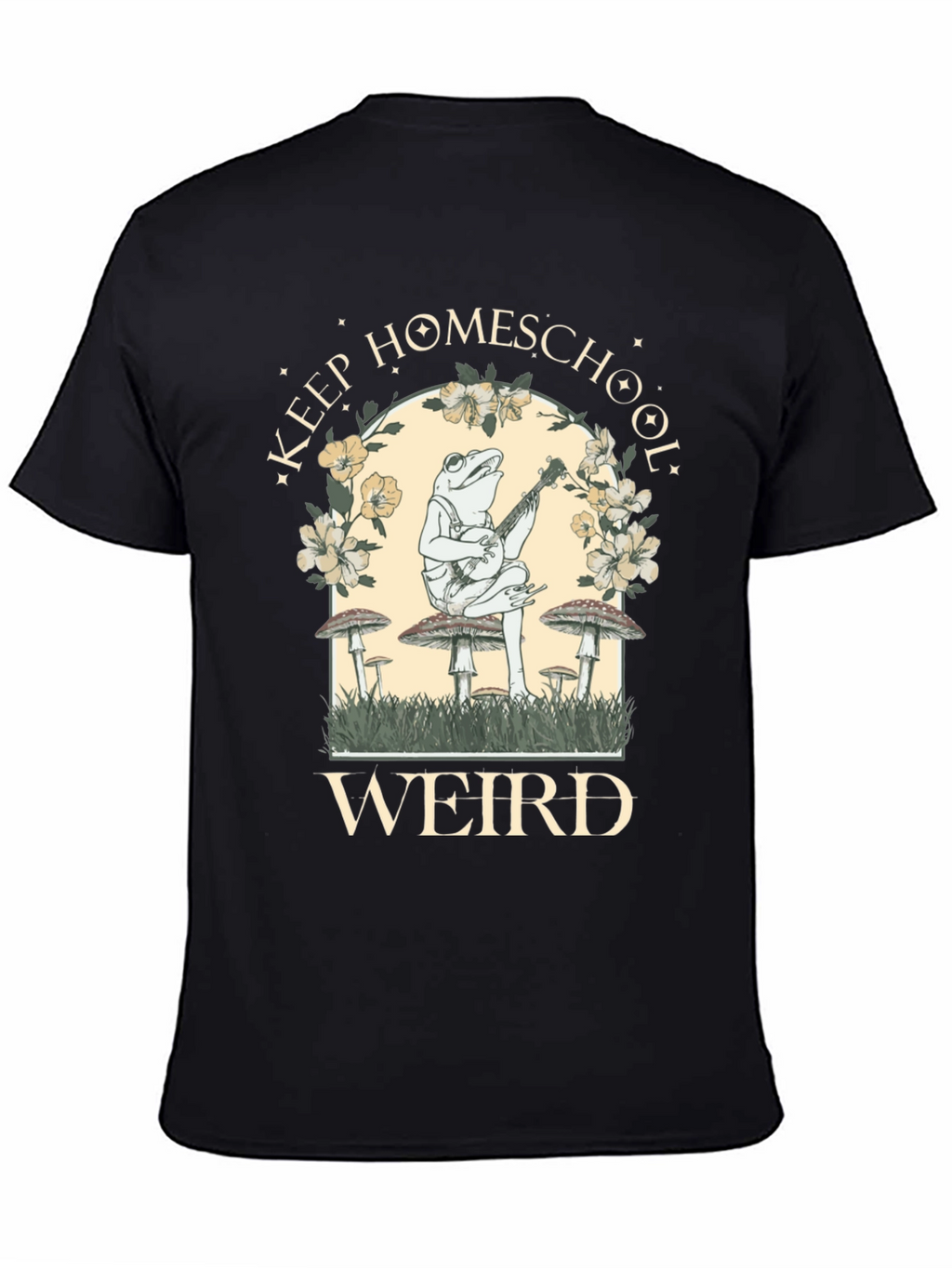 Keep Homeschool Weird Frog Graphic Tee