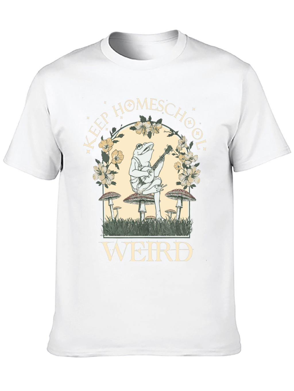 Keep Homeschool Weird Frog Graphic Tee
