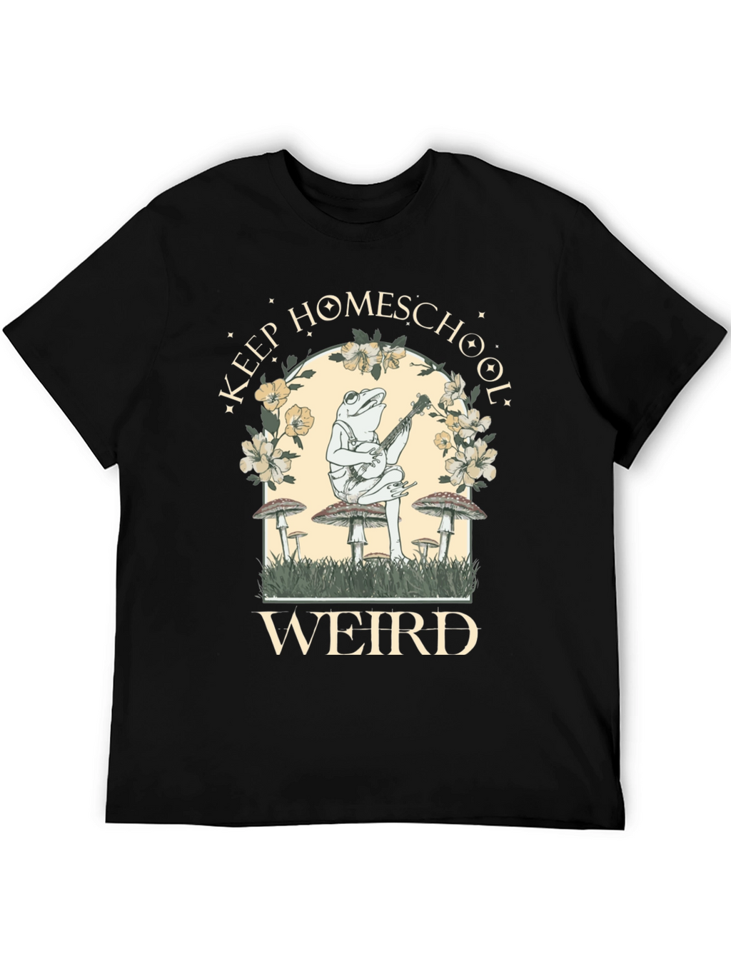 Keep Homeschool Weird Frog Graphic Tee