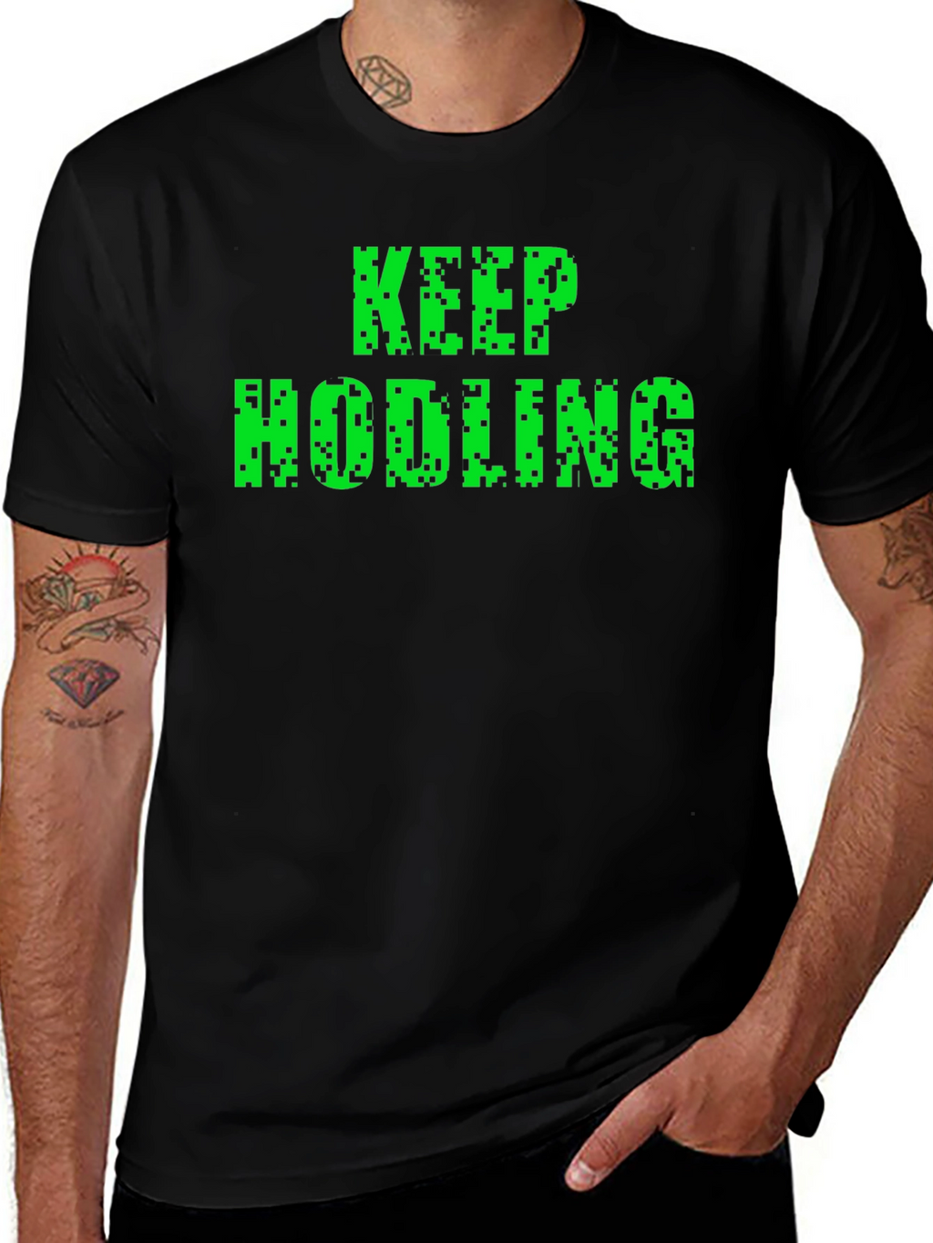 Keep Hodling Crypto T-Shirt - Black