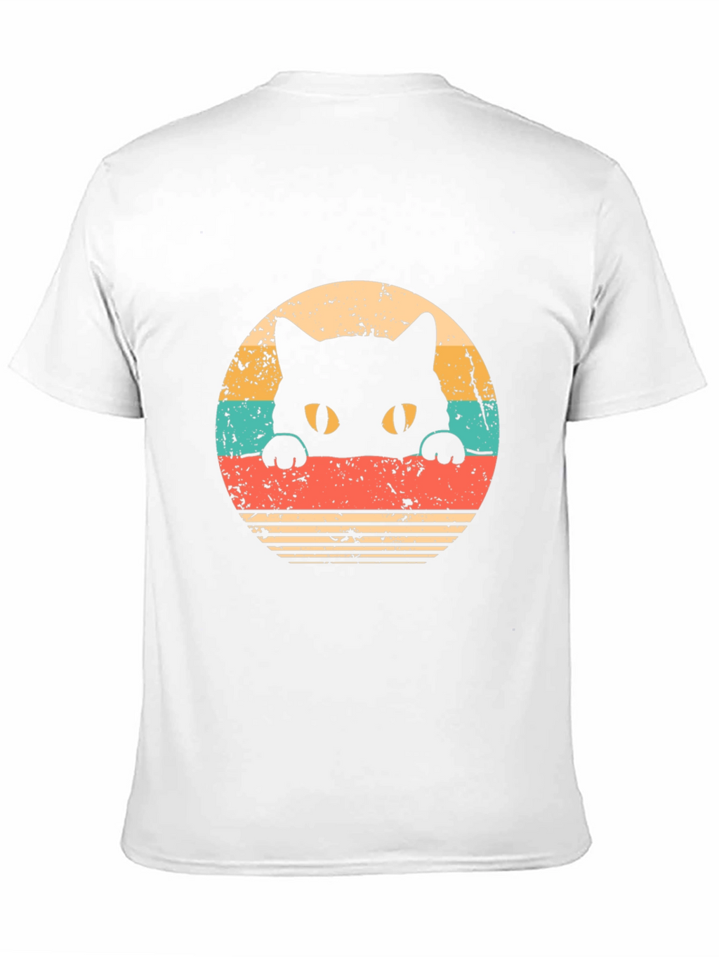 Retro Cat Graphic T-Shirt