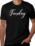 Tuesday Graphic Tee - Stylish Everyday Wear