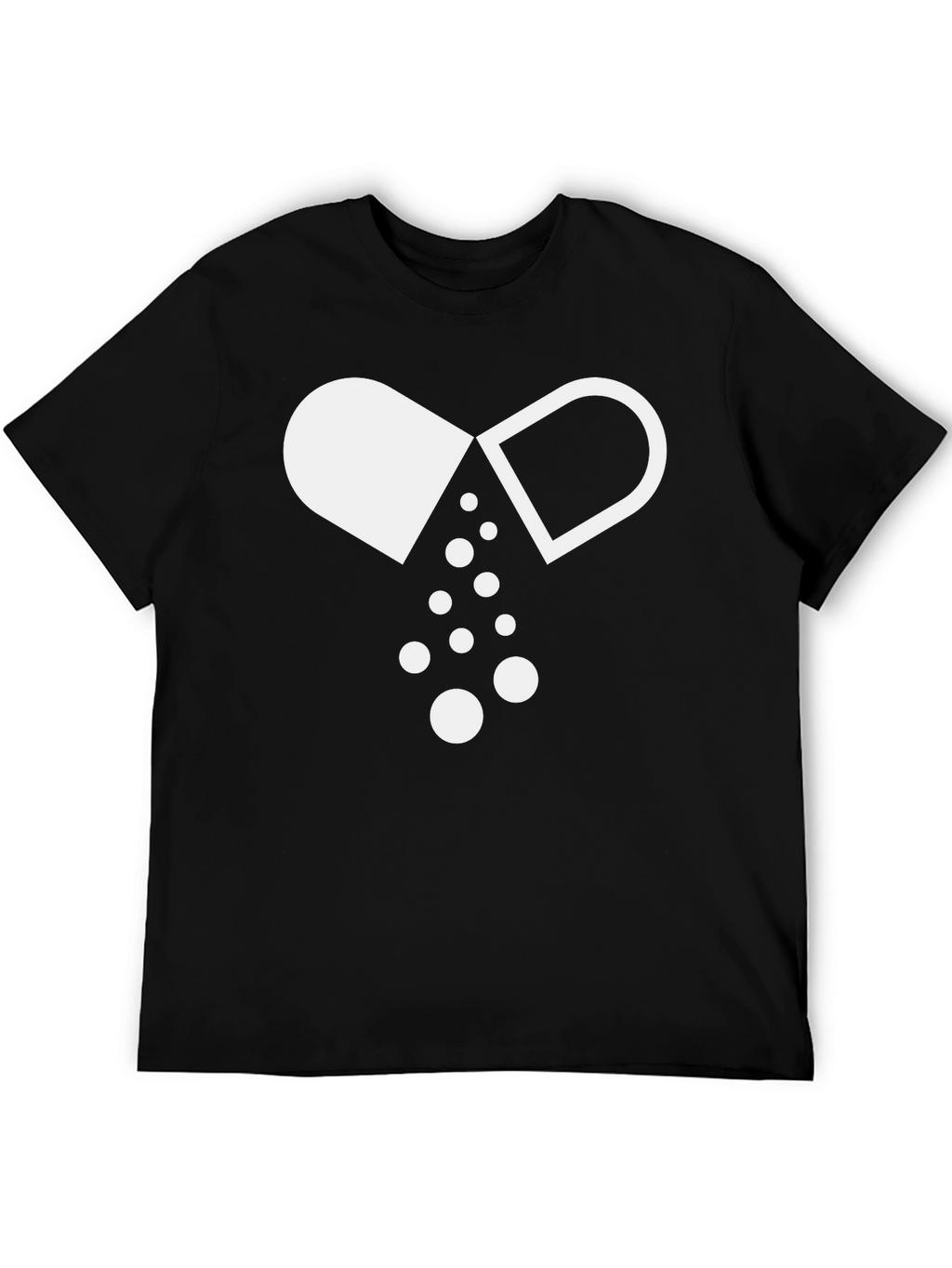 Pill Graphic Black T-Shirt
