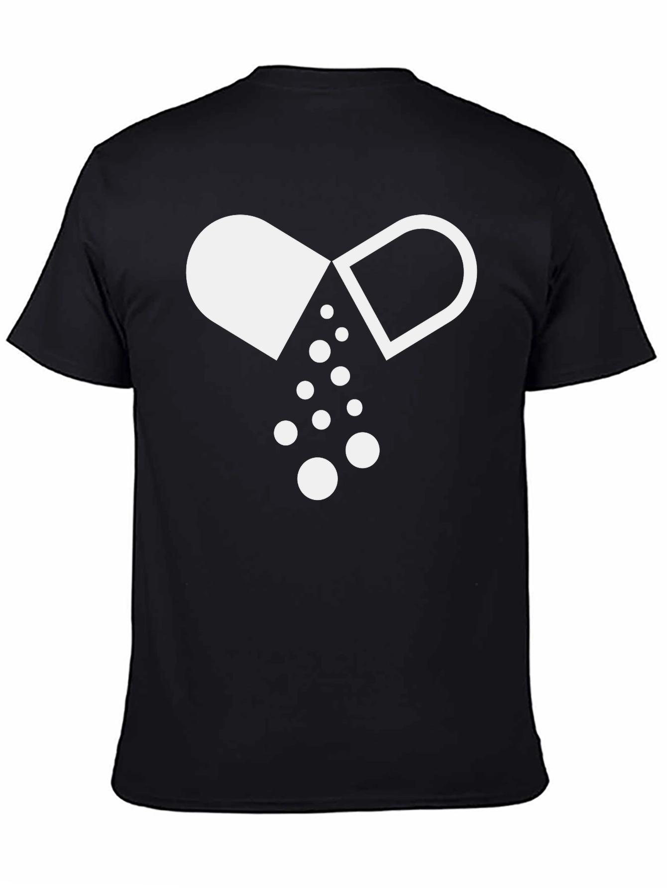 Pill Graphic Black T-Shirt