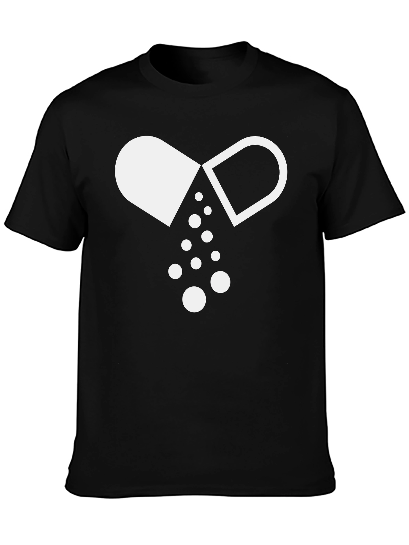 Pill Graphic Black T-Shirt
