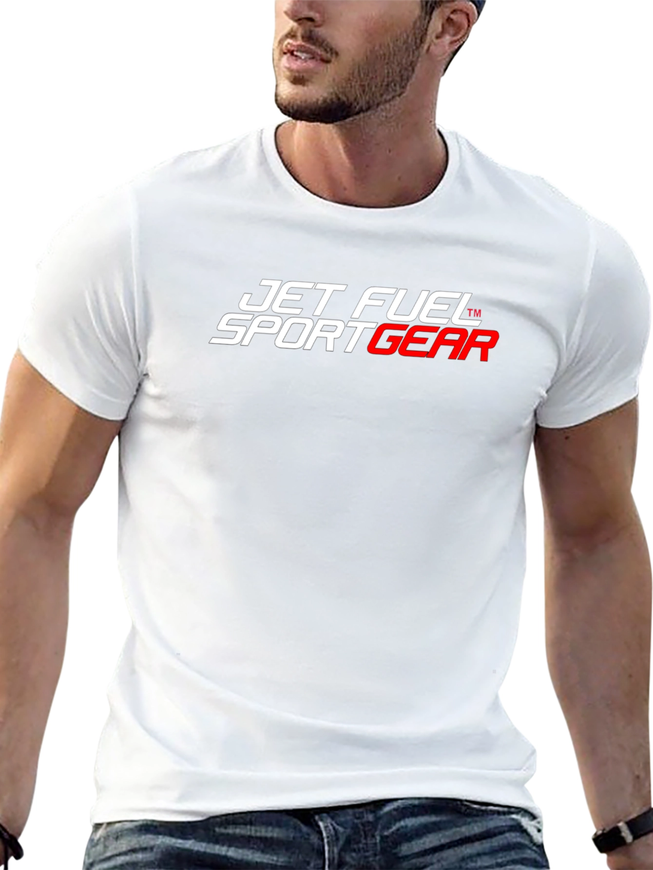 Jet Fuel Sport Gear Graphic T-Shirt - Black