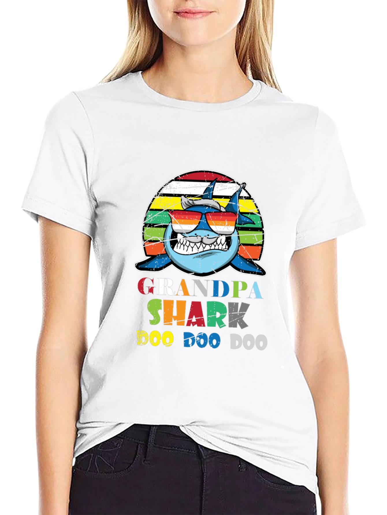 Grandpa Shark Doo Doo Doo T-Shirt