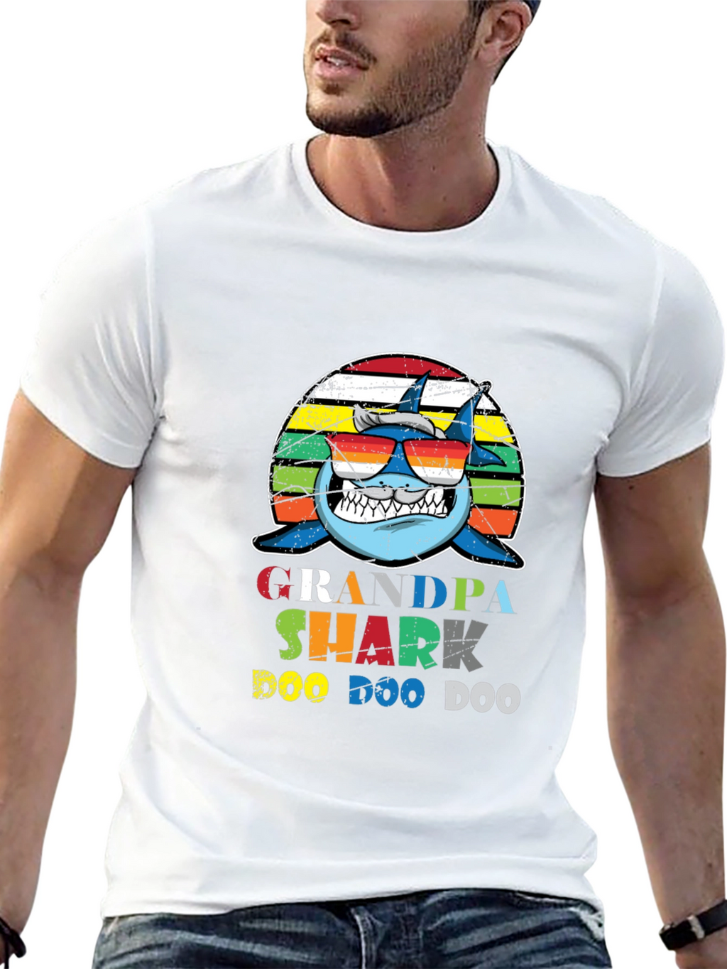 Grandpa Shark Doo Doo Doo T-Shirt