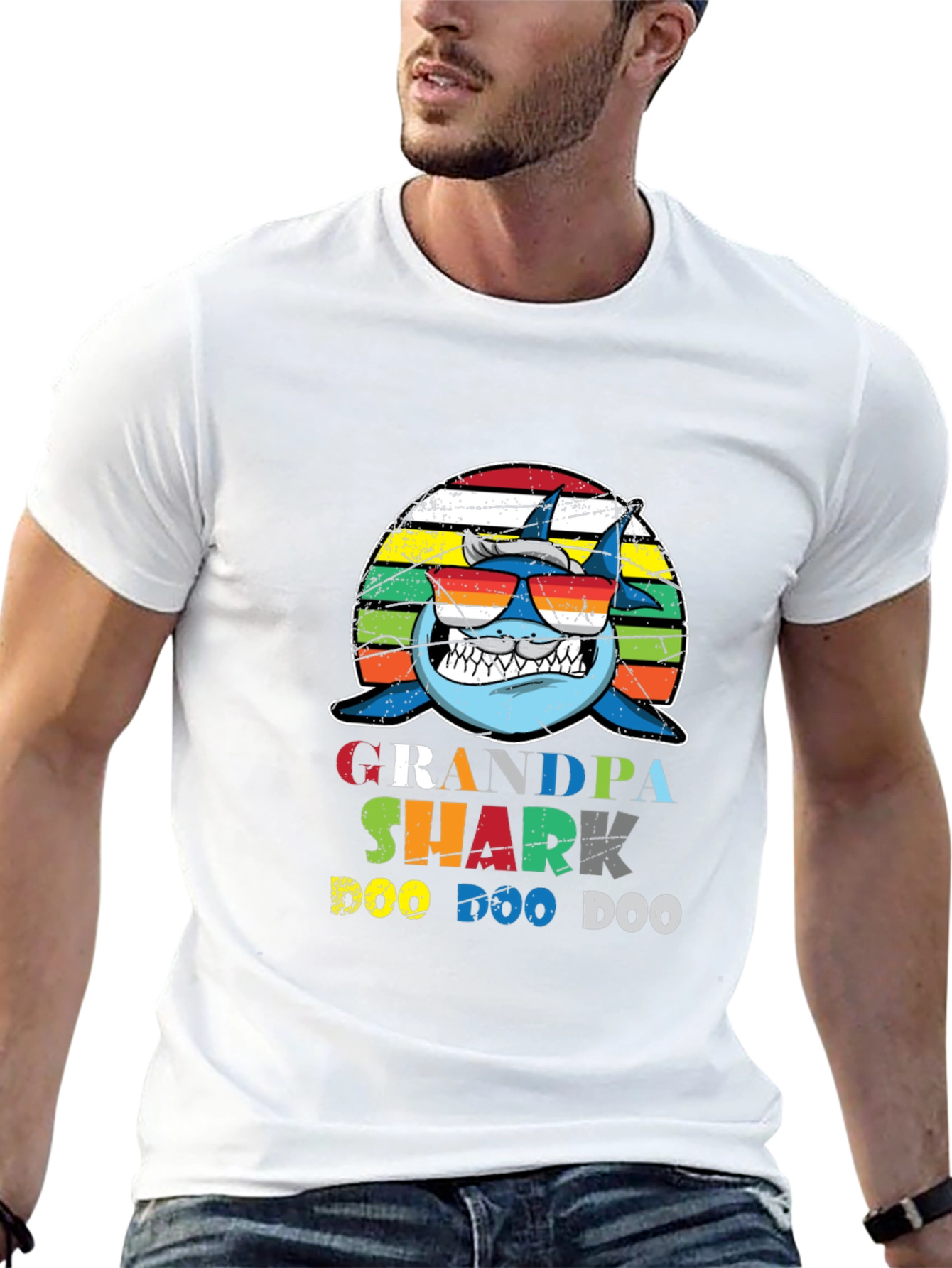 Grandpa Shark Doo Doo Doo T-Shirt