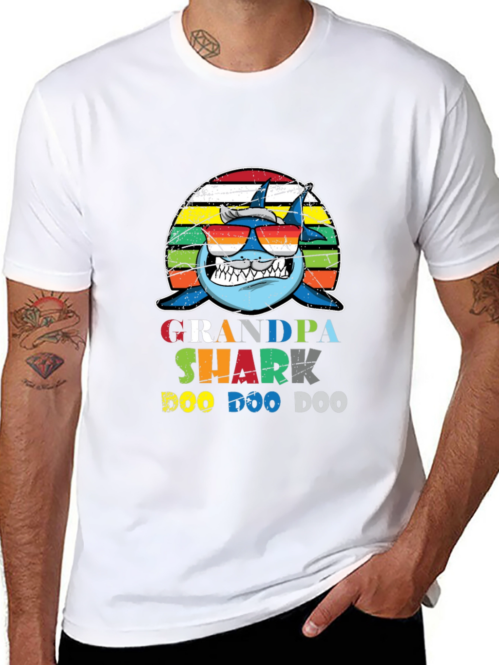 Grandpa Shark Doo Doo Doo T-Shirt