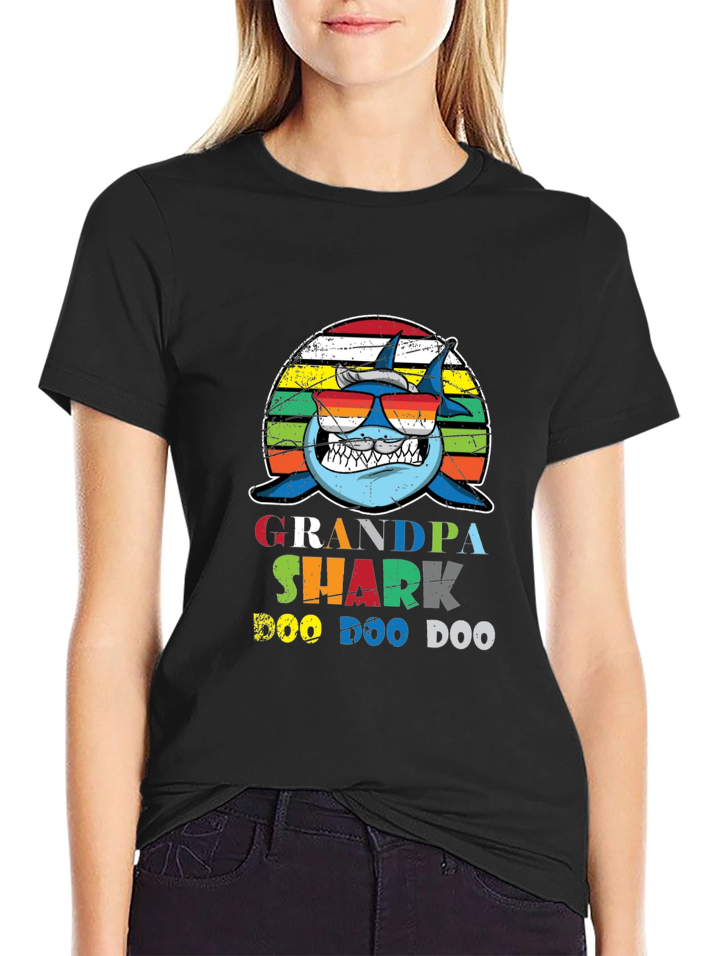 Grandpa Shark Doo Doo Doo T-Shirt