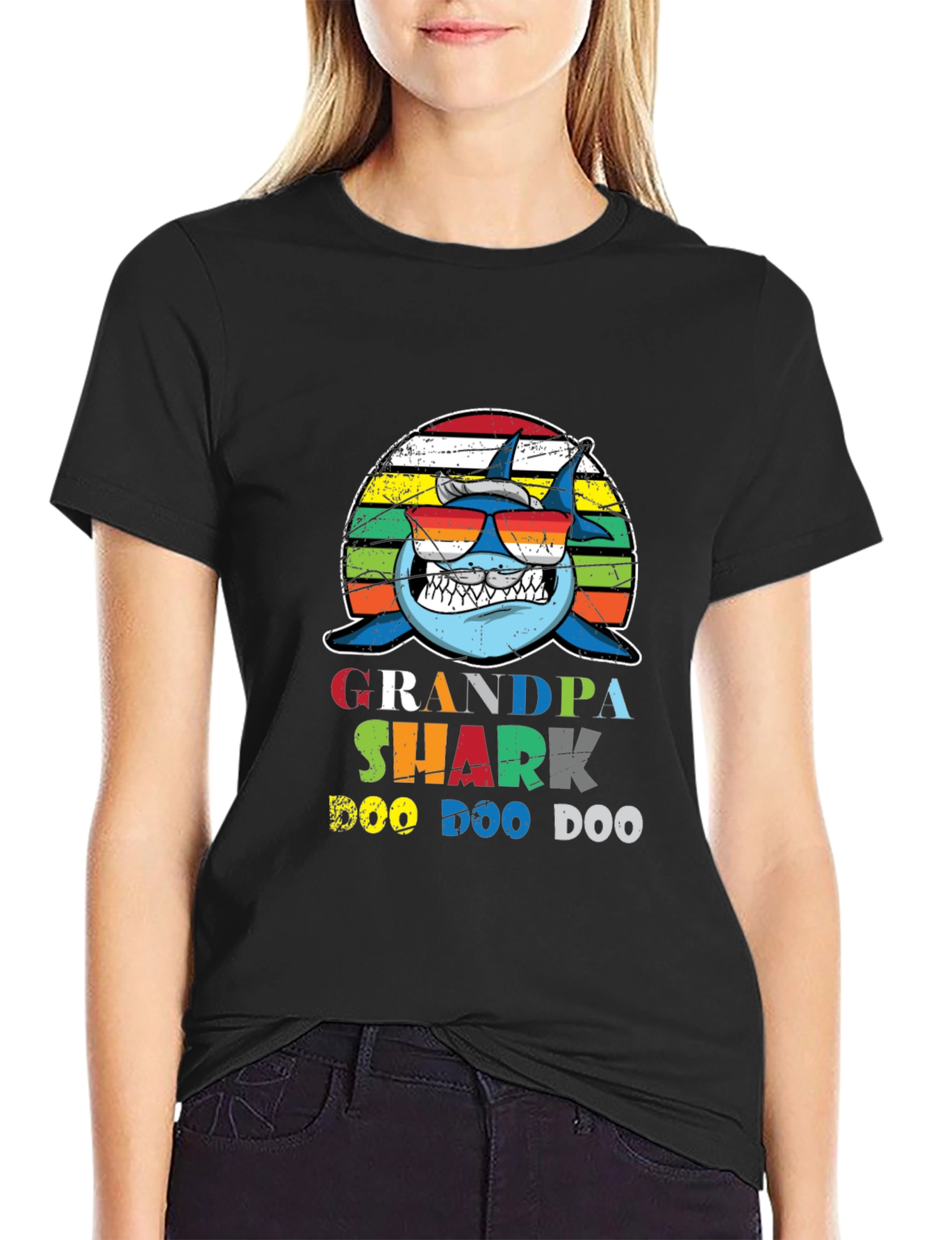 Grandpa Shark Doo Doo Doo T-Shirt