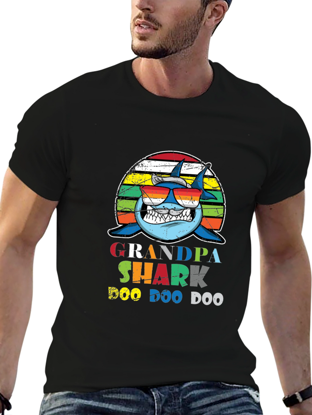 Grandpa Shark Doo Doo Doo T-Shirt