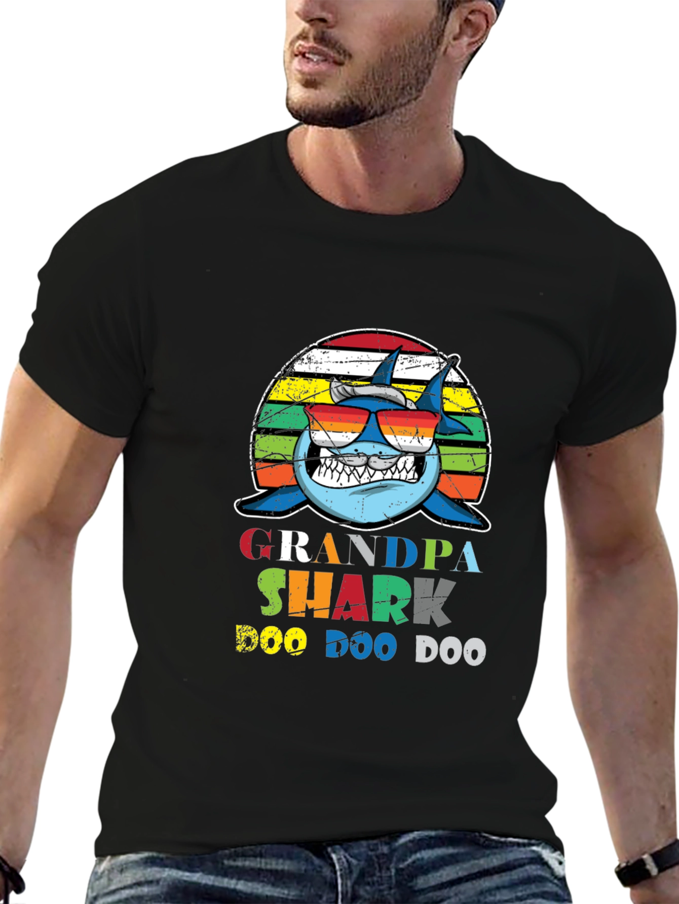 Grandpa Shark Doo Doo Doo T-Shirt