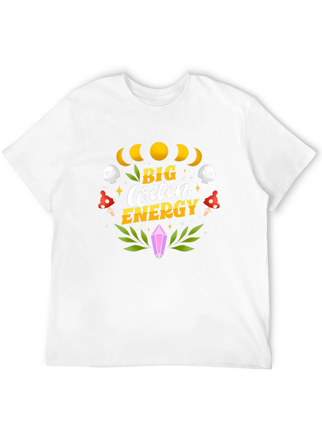 Big Witch Energy Graphic Tee - Mystical T-Shirt