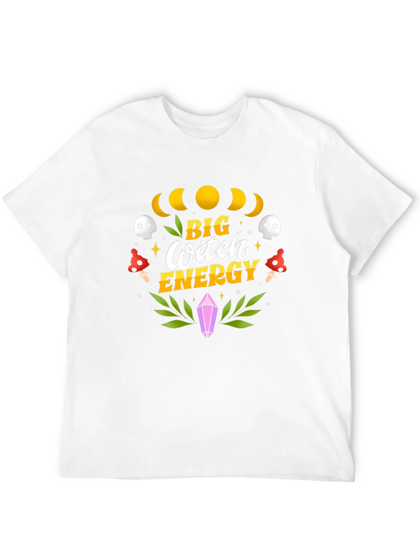 Big Witch Energy Graphic Tee - Mystical T-Shirt