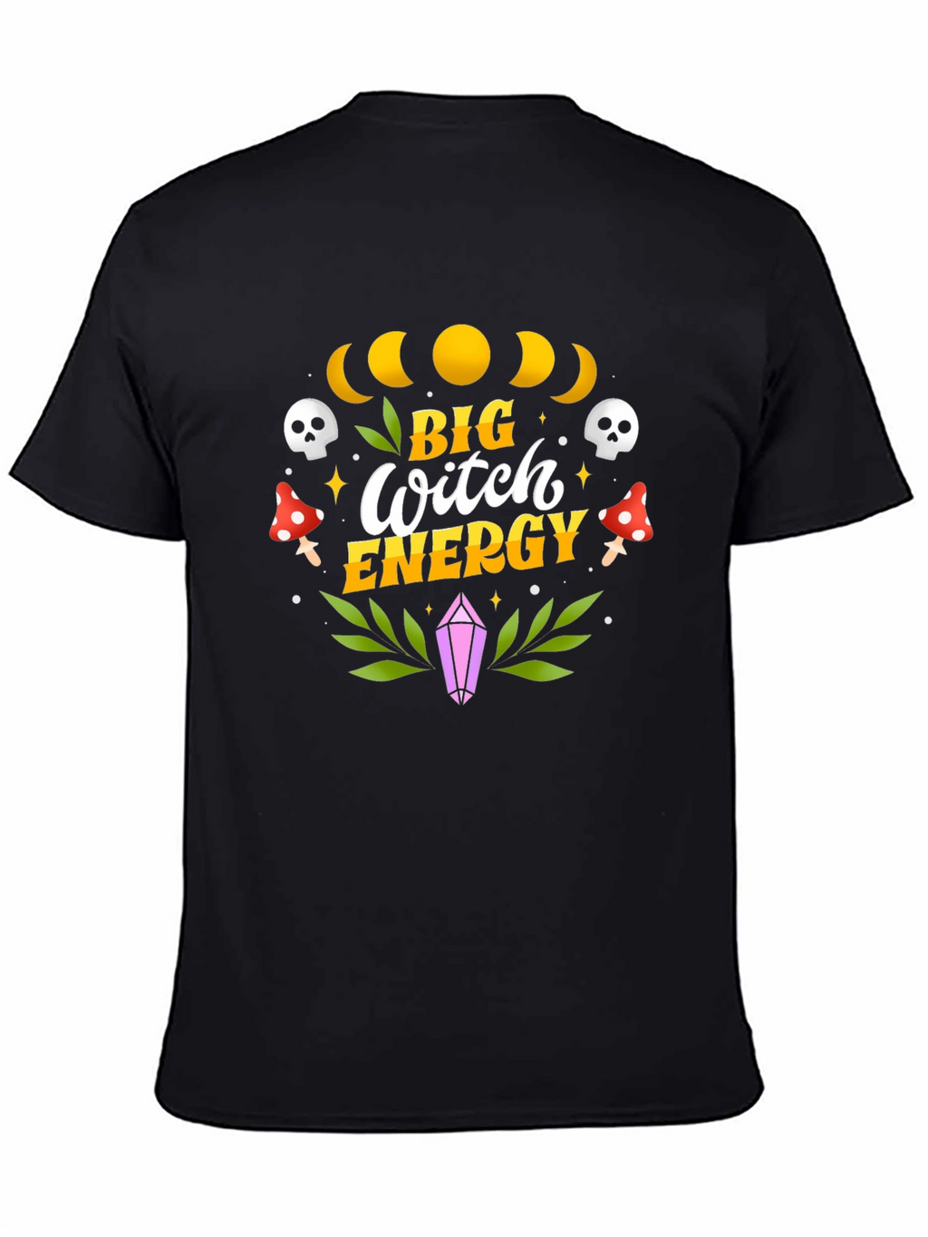 Big Witch Energy Graphic Tee - Mystical T-Shirt
