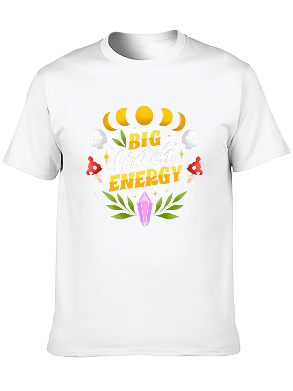 Big Witch Energy Graphic Tee - Mystical T-Shirt