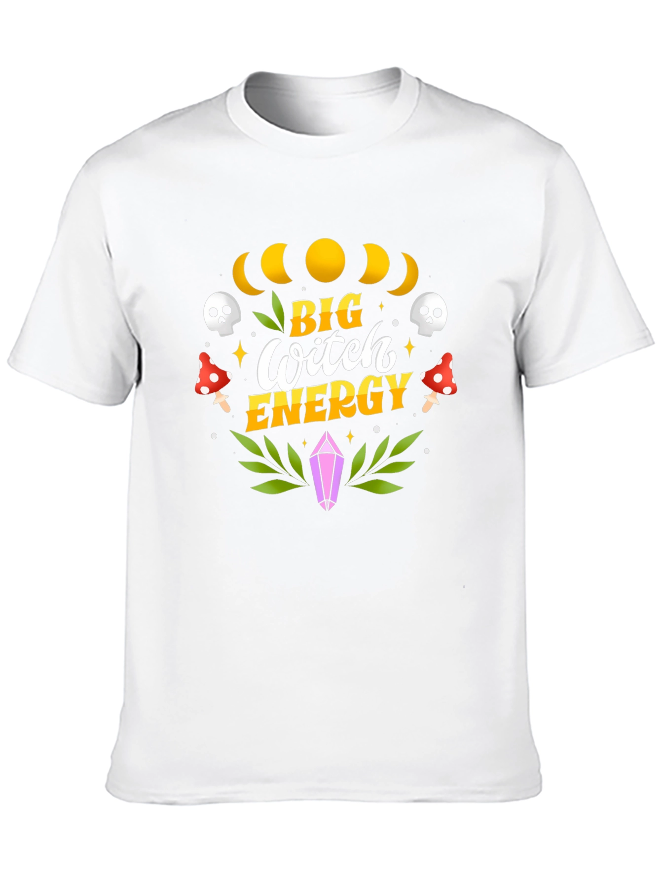 Big Witch Energy Graphic Tee - Mystical T-Shirt