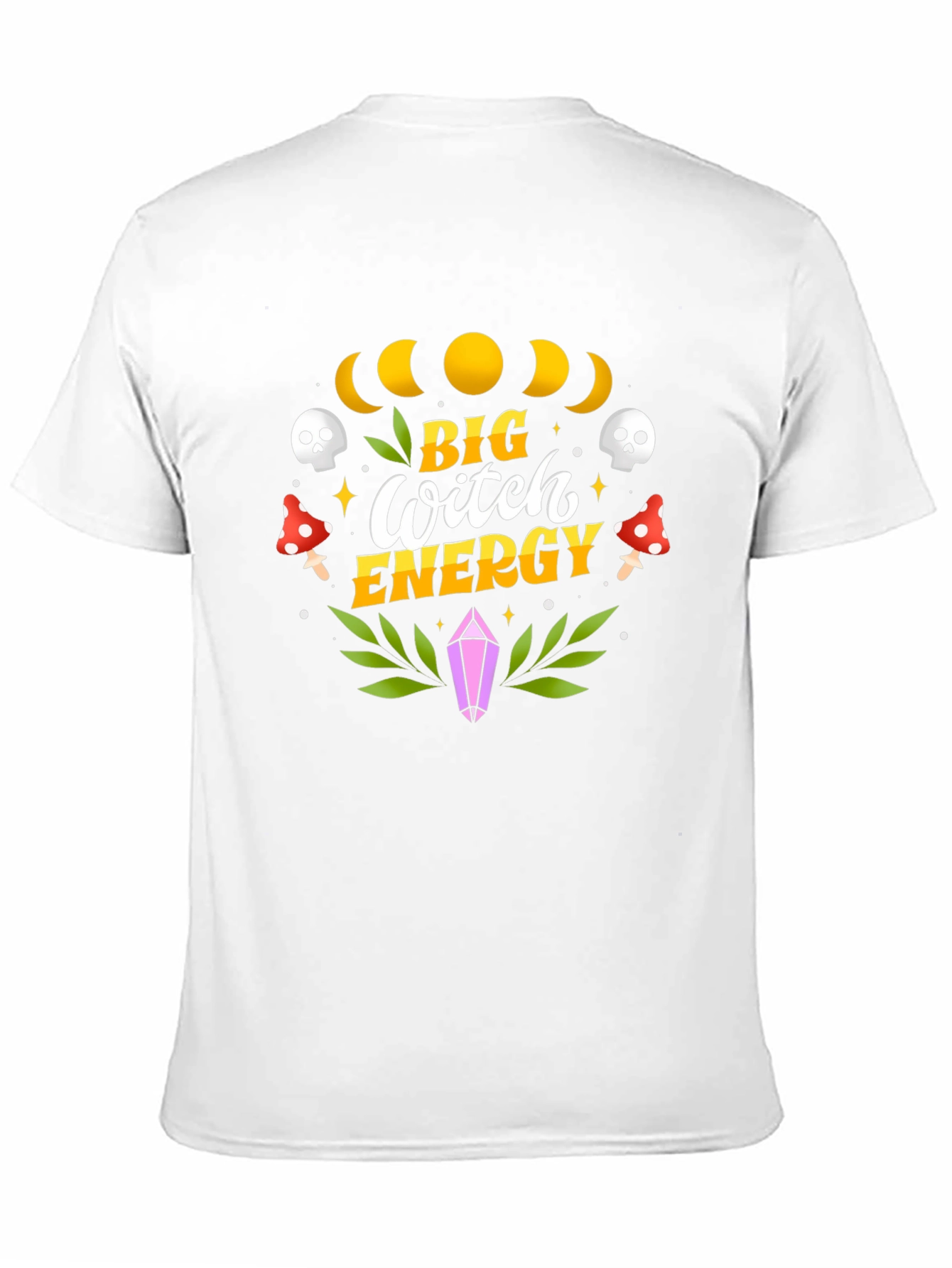 Big Witch Energy Graphic Tee - Mystical T-Shirt