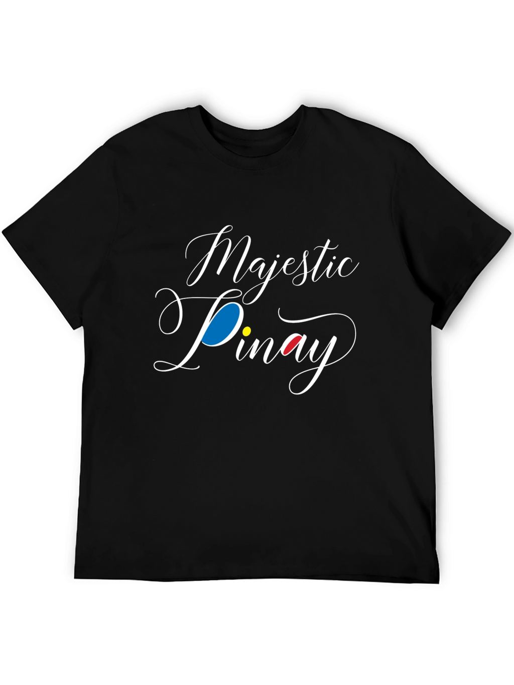 Majestic Pinay Black T-Shirt