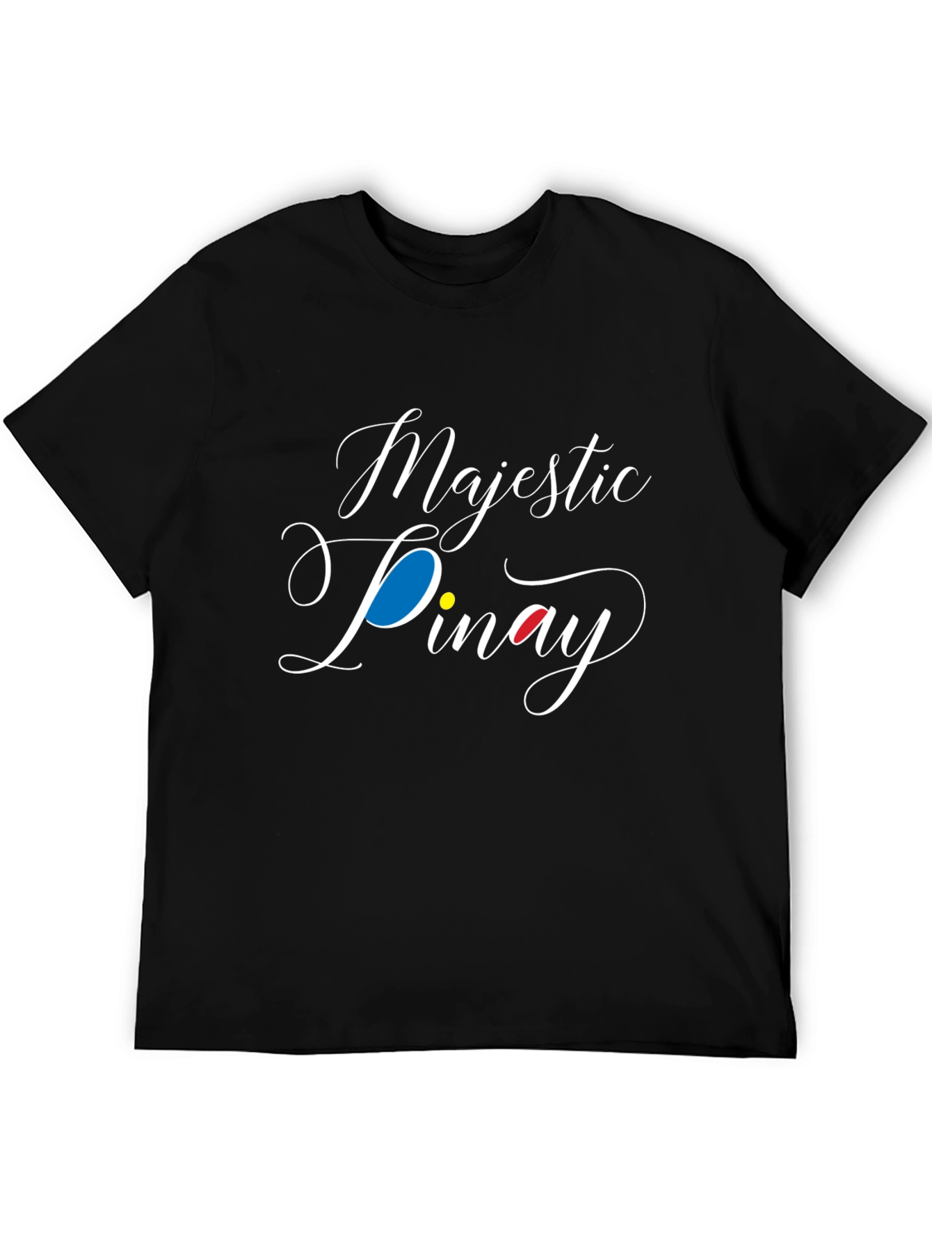 Majestic Pinay Black T-Shirt