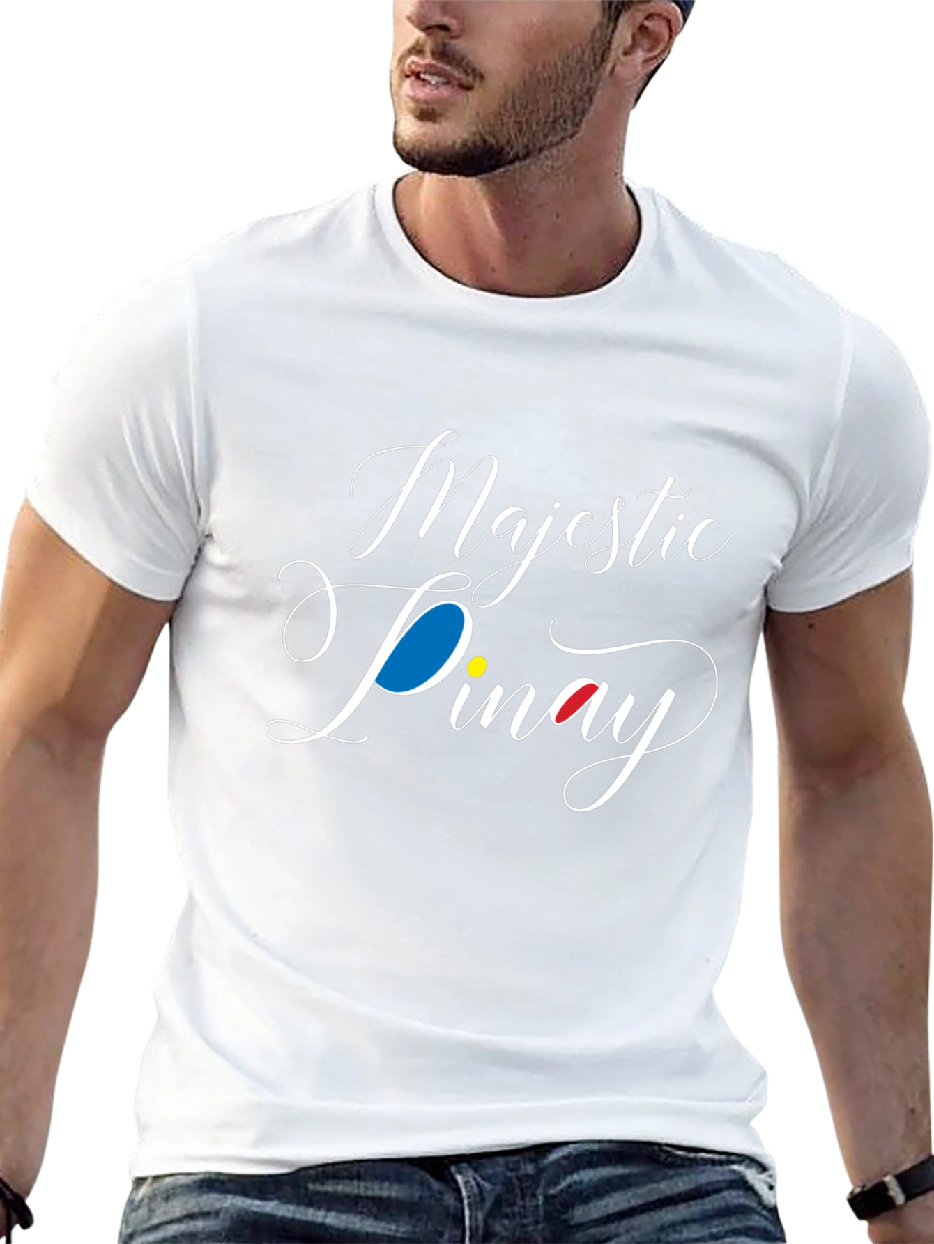 Majestic Pinay Black T-Shirt